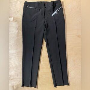 New Directions Short Length Slim Leg Black Dress Pants 10P (PX)